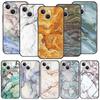 Модный Мраморный Чехол Для Телефона Для iPhone 17 Air 16 Plus 13 15 14 12 11 Pro MAX 7 8 SE Мягкий ТПУ Ударопрочный Чехол Funda