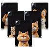 Мягкий черный защитный чехол TPU с изображением щенка и кота для Xiaomi Pad5 Pad6 Redmi Pad SE Redmi Pad Pro, противоударный чехол для планшета Xiaomi Pad 6S Pro