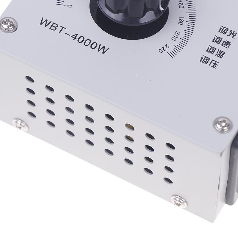 AC 220V 18A 4000W Тиристорный регулятор мощности Регулятор скорости двигателя Регулятор скорости вентилятора Регулятор напряжения Термостат