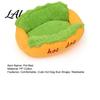 Removable Cover Pet Bed Hot Dog Bed Soft Cozy Plush Washable Mat Gift for Lovers Cute Bun Cats Dogs Novelty Sofa Decorative