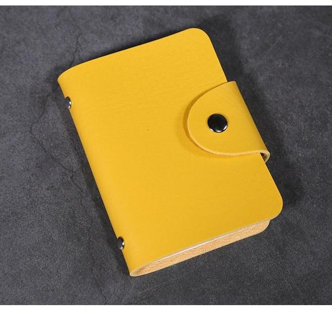 Многоцветный карманный кошелек для визиток, ID и кредитных карт из искусственной кожи премиального качества