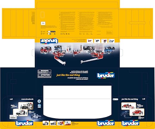 Bruder Jeep Police Car with Figure BR02526