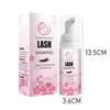 Gentle and Delicate Eyelash Extension Cleanser Safe Lash Foam Shampoo  for Salon and Home Use