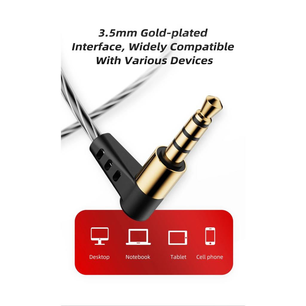 QKZ AK7 Медные Проводные Наушники HiFi Bass Stereo Super Clear Gaming Headset Music Sport 3,5 мм AUX Наушники-вкладыши с микрофоном