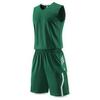 Solid Color Sleeveless Basketball Uniform Set: Vest Style Sports Running Suit