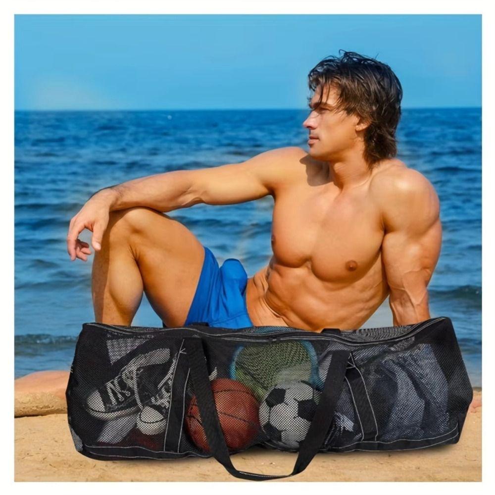 Duffel Bag Mesh Diving Bag Large Capacity Surfing Snorkeling Bag Swimming Gym Bag Water Sports