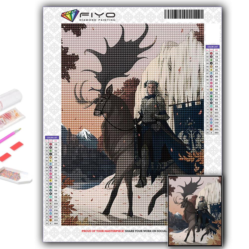 5D DIY Алмазная картина Японский стиль Иллюстрация Вышивка крестом Алмазная художественная вышивка Мозаика Домашний деко