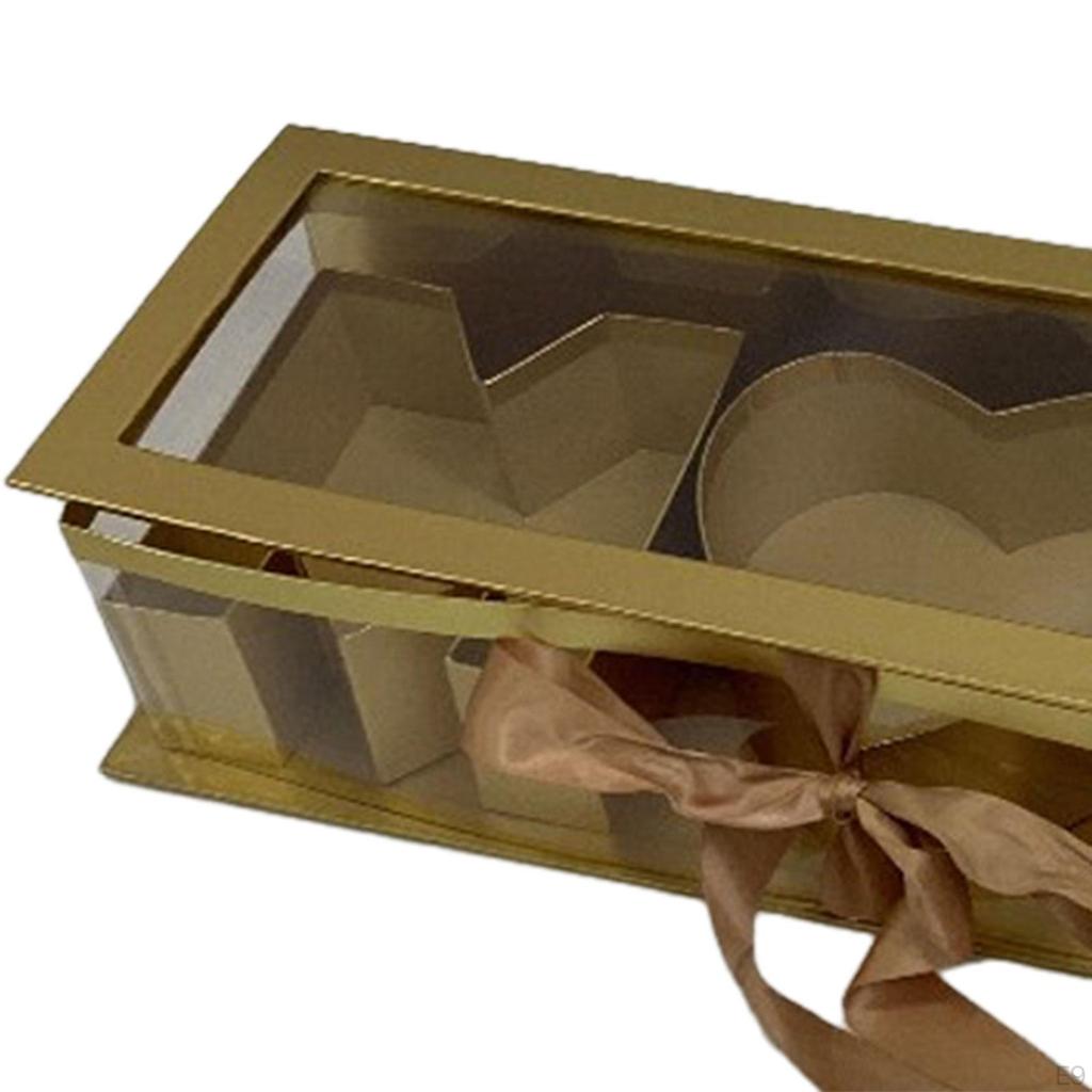 Пустая коробка для цветов в форме буквы Forever Soap Packaging DIY Gift Decoration