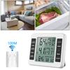 Indoor Outdoor for Kitchen, Freezer, Garden +2 Sensor Wireless Thermometer Temperature Meter with Audible Alarm