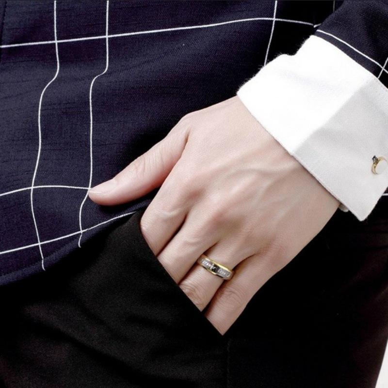 Кольцо из нержавеющей стали ForeverLove Love с надписью 4/6 мм, золото и серебро, эротические украшения для пар