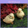 Resin Decor Animal With Chick Design For Garden Micro Landscape Ornament Patio