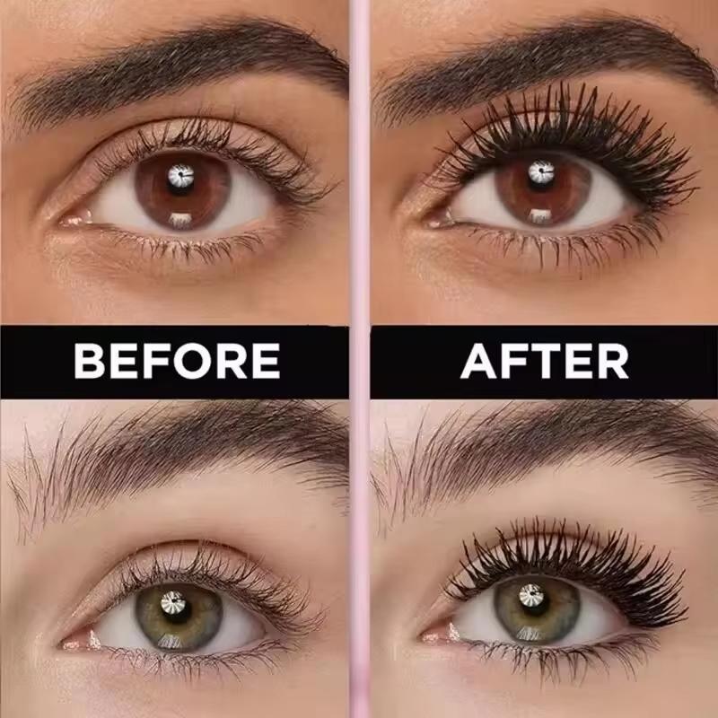 5D Тушь для ресниц Наращивание ресниц Объемная Стойкая Не размазывается Густая Быстросохнущая Водостойкая Черная тушь Макияж для глаз