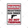 Warning Metal Sign Vintage Plaque Metal Caution Area 51 No Trespassing Retro Garden and Yard Caution Tin Sign Garage Park Decor