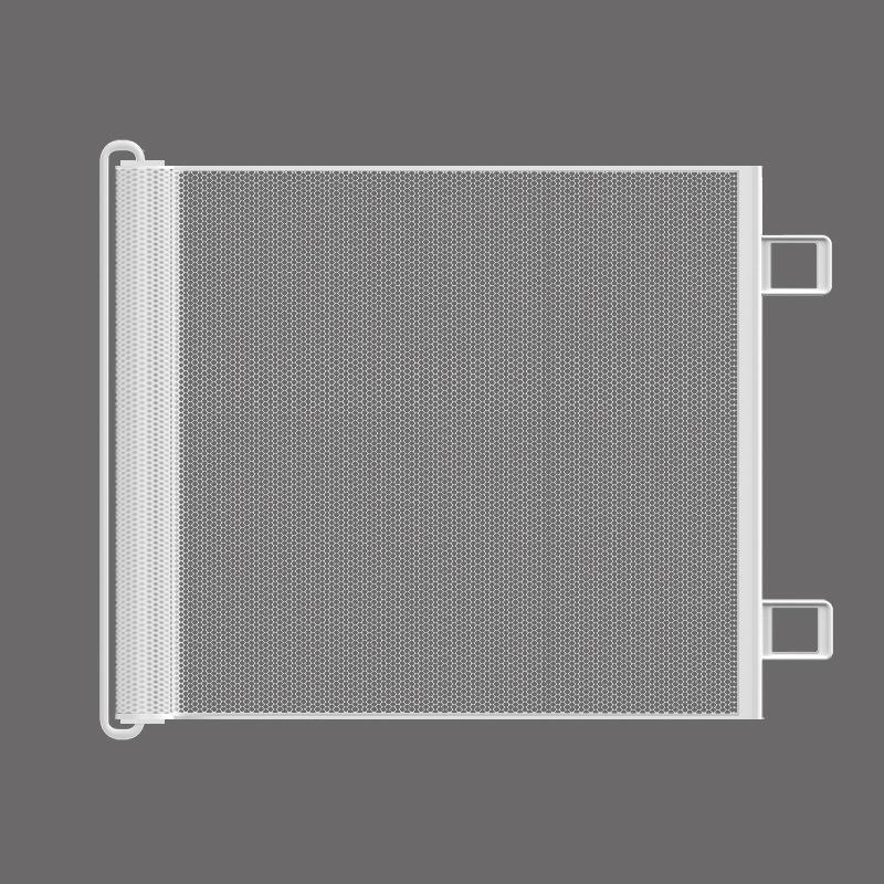 Retractable Pet Gate: Indoor Safety Net for Dogs & Cats, No-Drill Isolation Fence for Stairways & Hallways