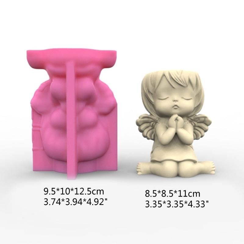 Голова ангела-силиконовая форма для цветов, бетонная форма для клещей, силиконовая форма для подсвечника, сочная форма для цветов, цементная глина