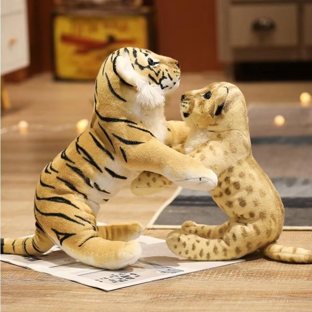 Simulation Simulation Lion Plush Toys Soft Simulation Leopard Plush Toys Children Gift