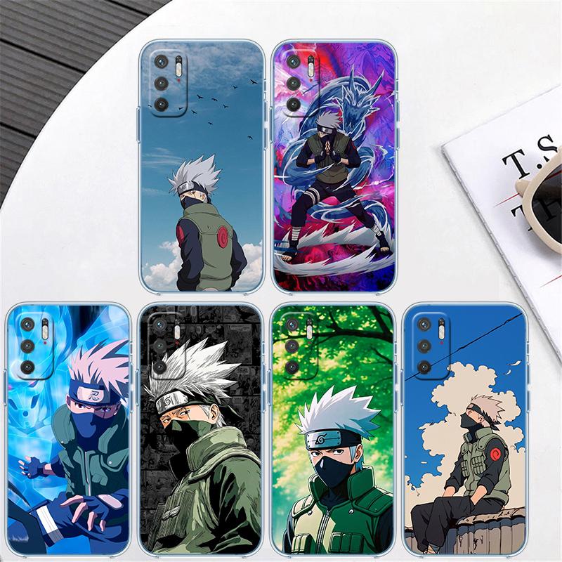 RA23 Naruto Kakashi Transparent Phone Case for Motorola Moto G7 G8 G9 G84 G85 G73 G24 G15 Z2 Play Power Plus