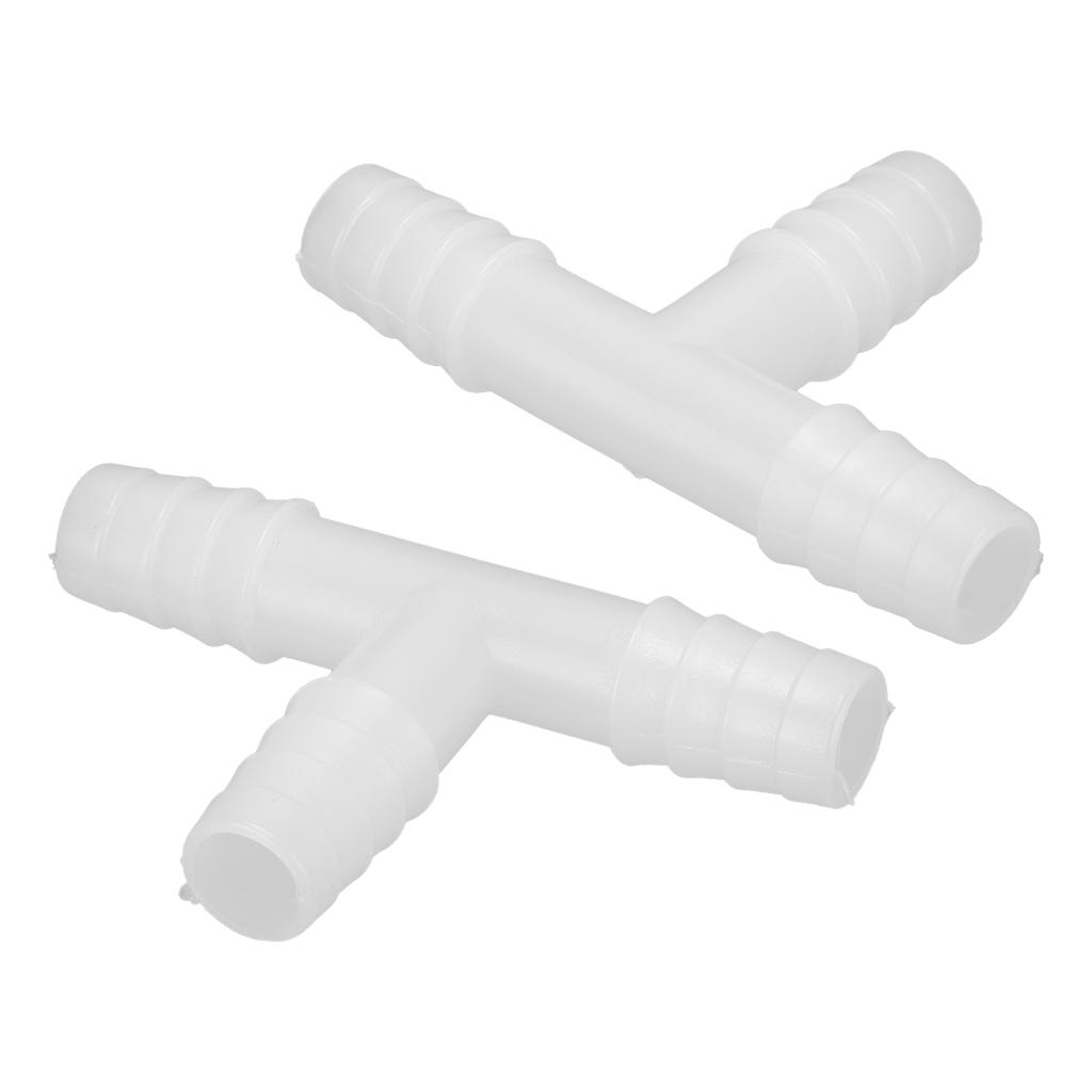 10mm Aquarium Airline Tubing Connectors Transparent Plastic Fish Tank Water Pipe Joint for Gardens