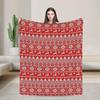 Christmas Tree Snack Cakes Print Flannel Blanket Winter Soft Throw Blanket for Adults Couch Chair Bedspread Sofa Bed Cover
