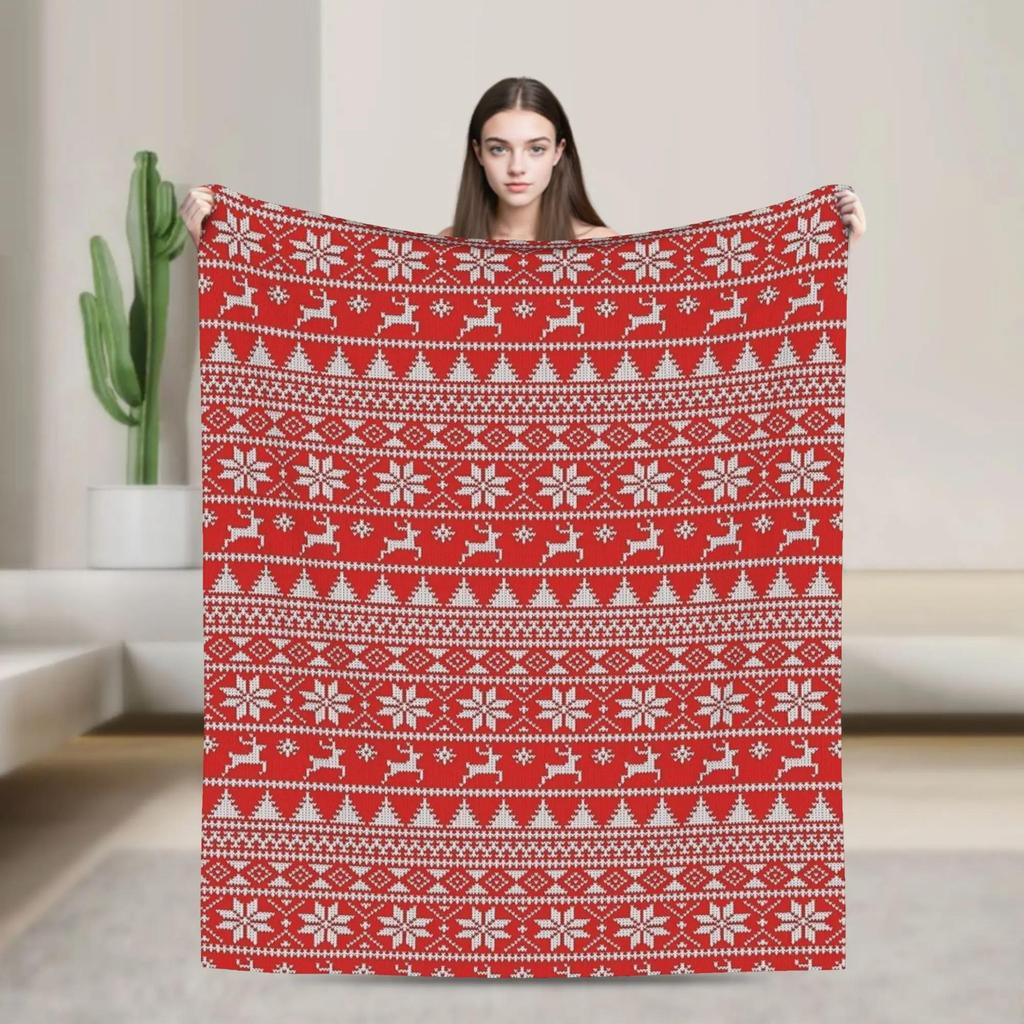 Christmas Tree Snack Cakes Print Flannel Blanket Winter Soft Throw Blanket for Adults Couch Chair Bedspread Sofa Bed Cover