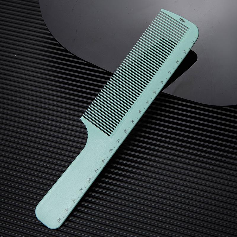 Ультратонкая профессиональная плоская расческа для стрижки волос для мужчин и женщин - специальная для парикмахерских, закругленная угловая парикмахерская расческа