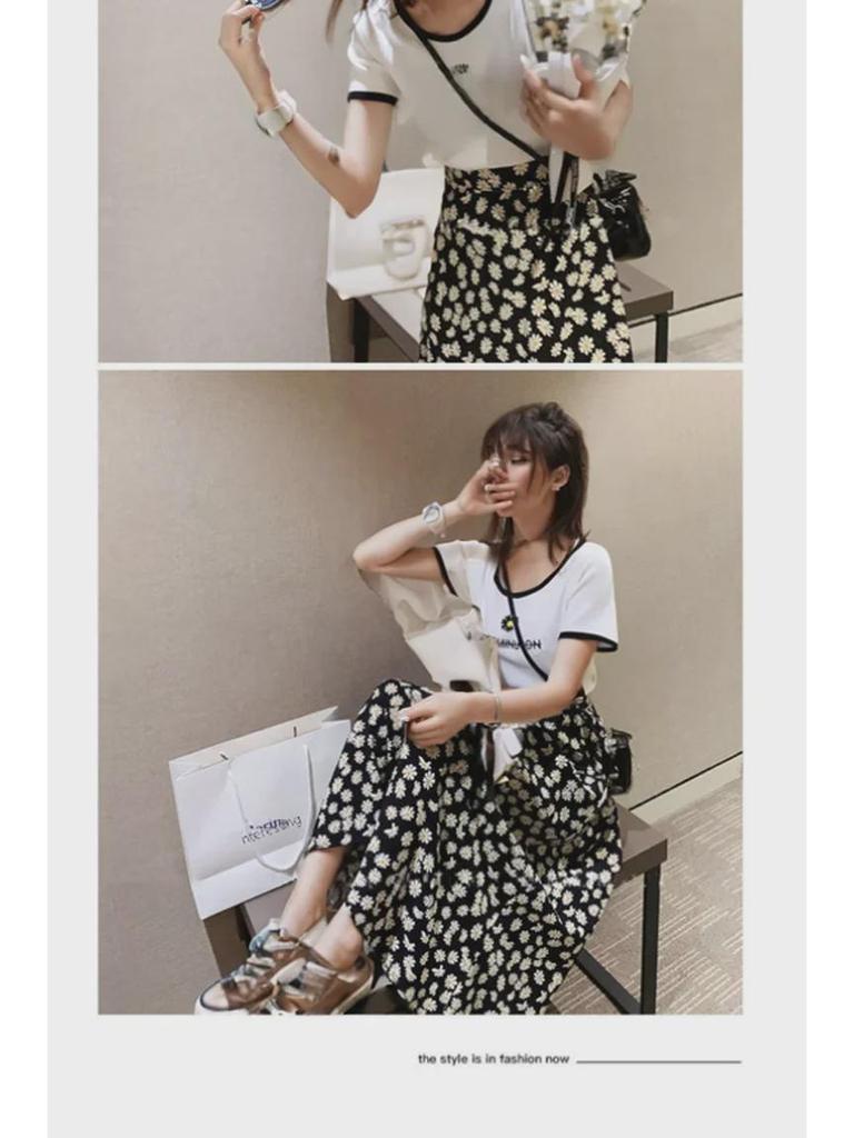 Daisy Floral Fairy Slim Suspender Dress for Girls