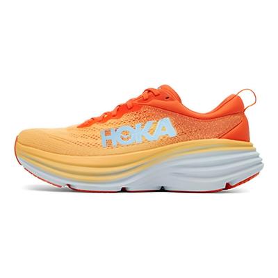 HOKA Bondi 8 Puffins Bill Amber Желтые мужские кроссовки Оранжевые 1123202-PBAY