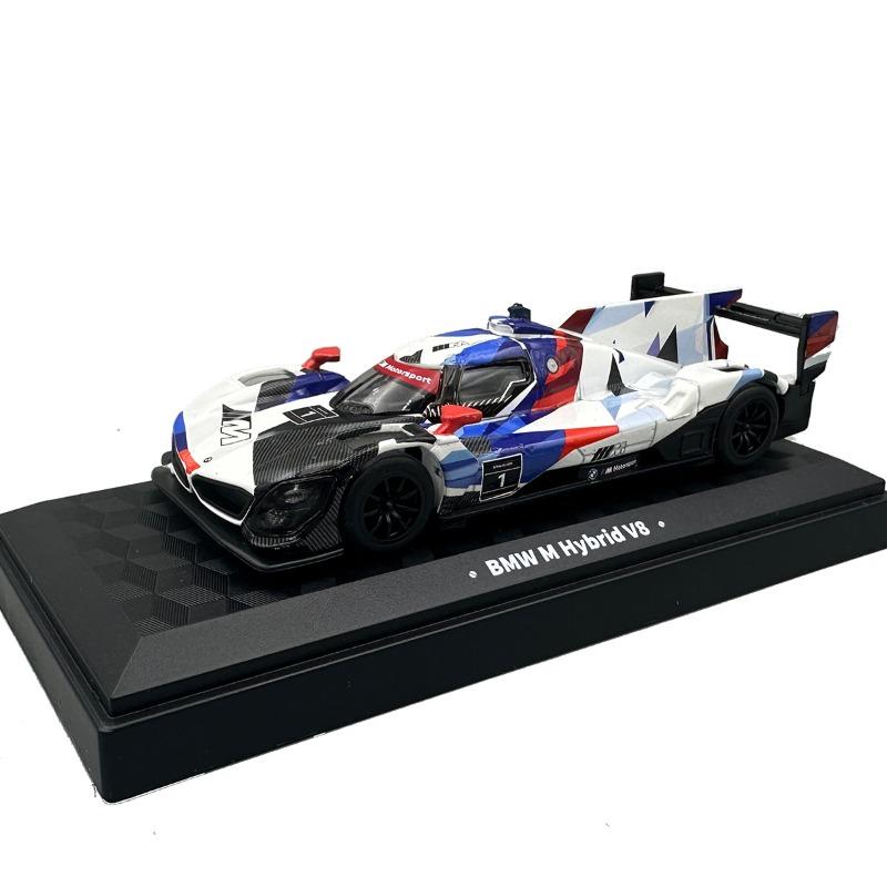 CCA Simulation 1:45 BMW M Hybrid V8 Alloy Car Model with Acrylic Display Box Diecast Collection Toy Vehicle Birthday Gift Boy