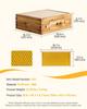 Bee Hive Langstroth Medium Beehive Kit 10 Frames Acrylic Bee Windows