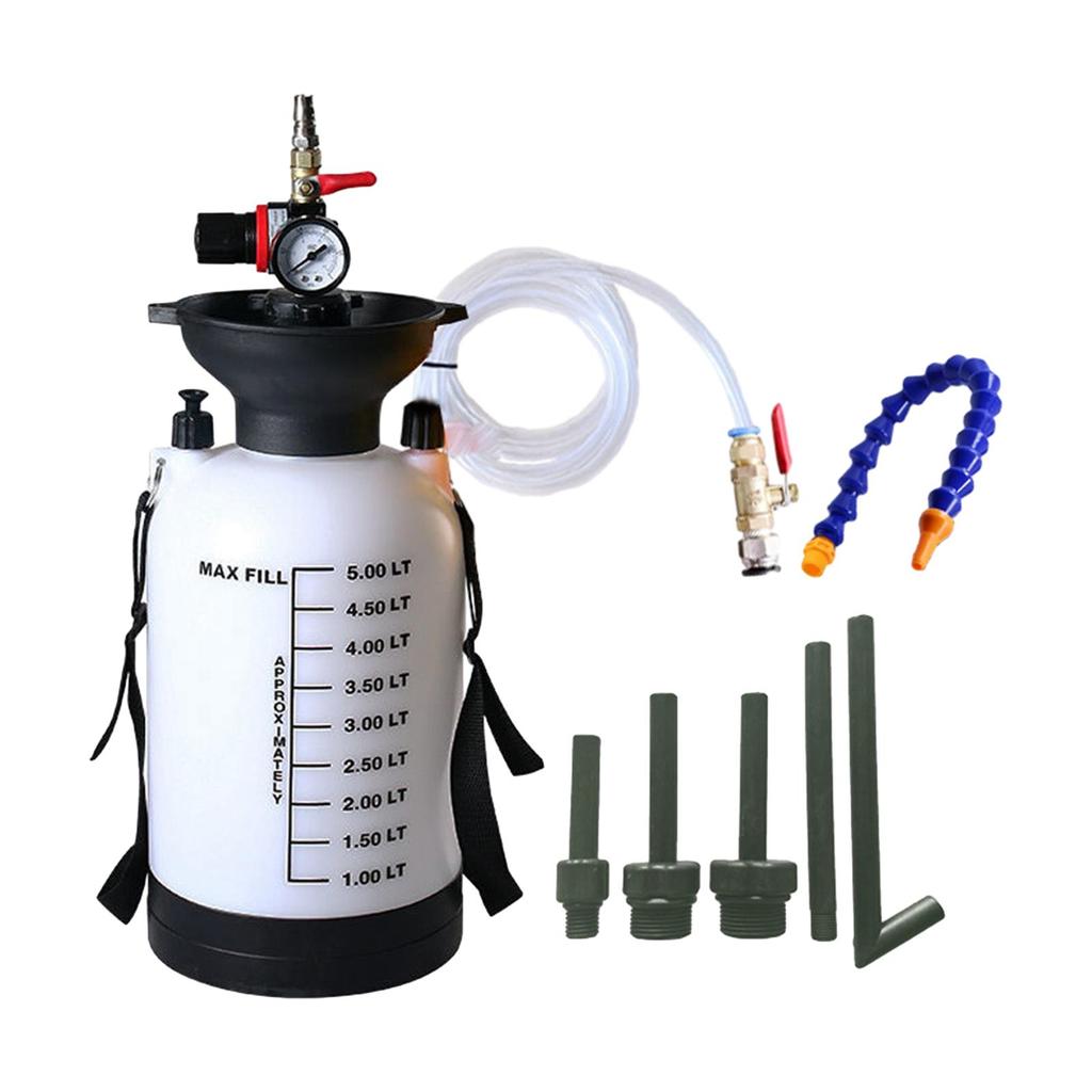 5L Atf Refill Dispenser Automotive Car Transmission Fluid Pump Pneumatic Gearbox Oil Transfer Pneumatic Fluid Extractor Oil Tank