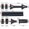 9pcs Small Nozzle Heads Kit Nozzle Water Fountain Fountain For Pond Fountain Submersible Pump Black Pool