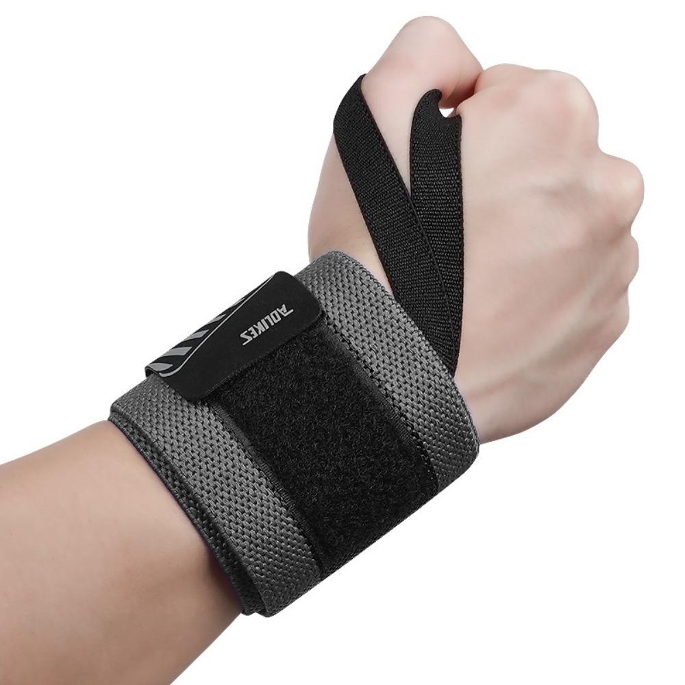 1 Pair Anti-slip Wristband Wrist Support Elastic Weightlifting Wrist Wraps Gym Training