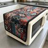 30x90 см Легко установить Хлопок Лен Чехол от пыли для микроволновой печи Пылезащитный чехол