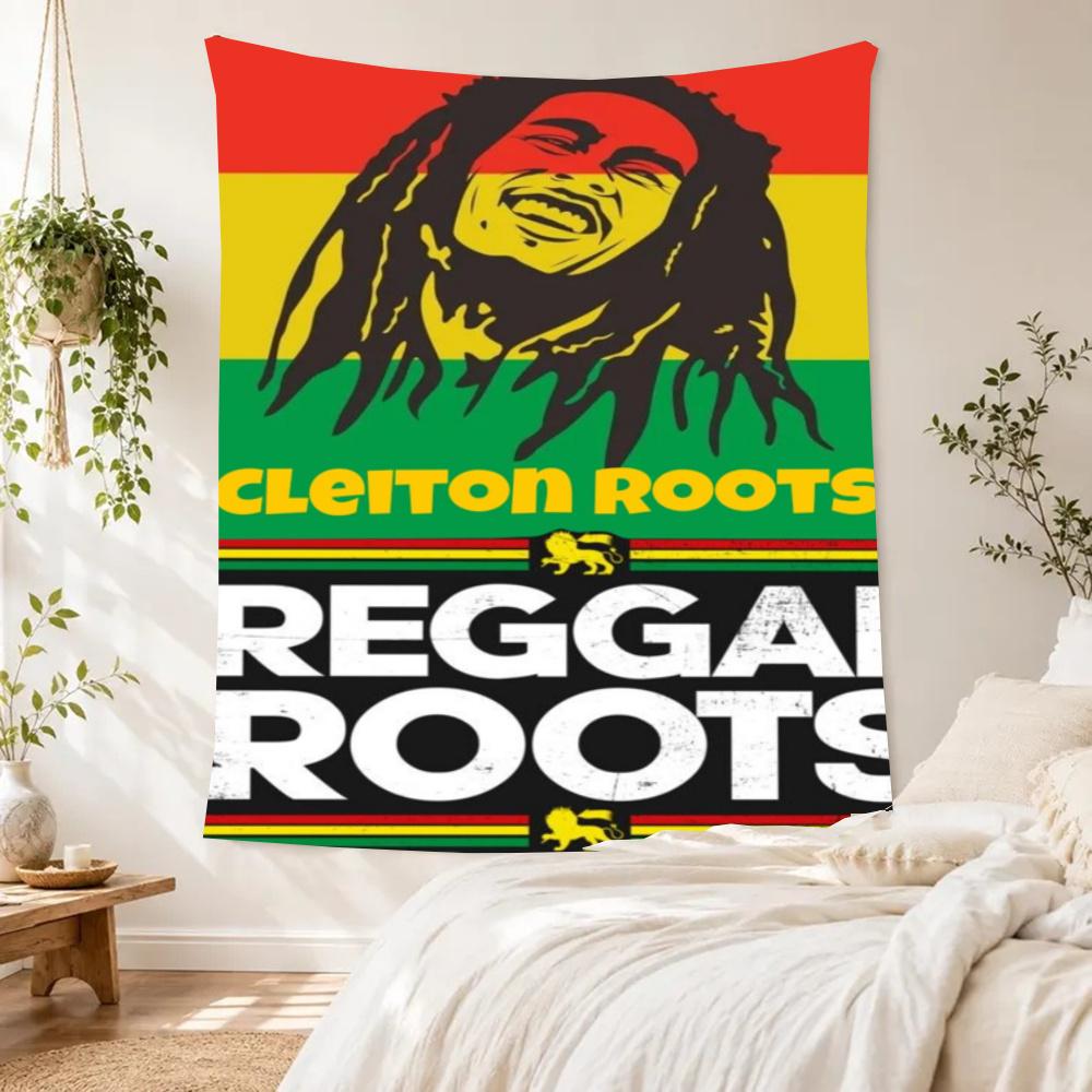 Bob Marley Retro Tapestry Handmade Look Perfect For Living Room Balcony Bedroom Versatile Decor Boho Decor Gift For Thanksgiving Christmas