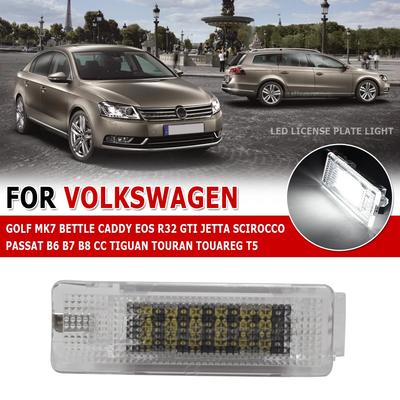 Светодиодные фонари для багажника без ошибок для VW EOS R32 Jetta Tiguan Campmob Golf 5 6, 12 В, белые для Volkswagen Jetta