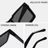 Square Oversized Sunglasses Men Simple One Piece Glasses Men Women Fashion Punk Eyewear