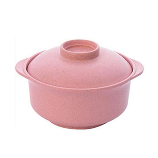 Безопасная миска для лапши быстрого приготовления. Термостойкая, легко очищаемая, небьющаяся, легкая миска с ручкой.