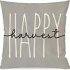 Thanksgiving New Pillow Case Autumn Pumpkin Print Letter Pillow Home Cushion Set Decoration