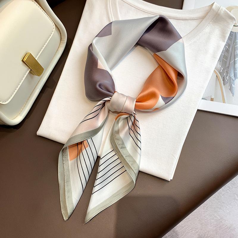 2204 Новый модный маленький квадратный шарф для тепла весной и осенью, солнцезащитный крем, шаль, шарф двойного назначения, профессиональный шарф, платок на голову