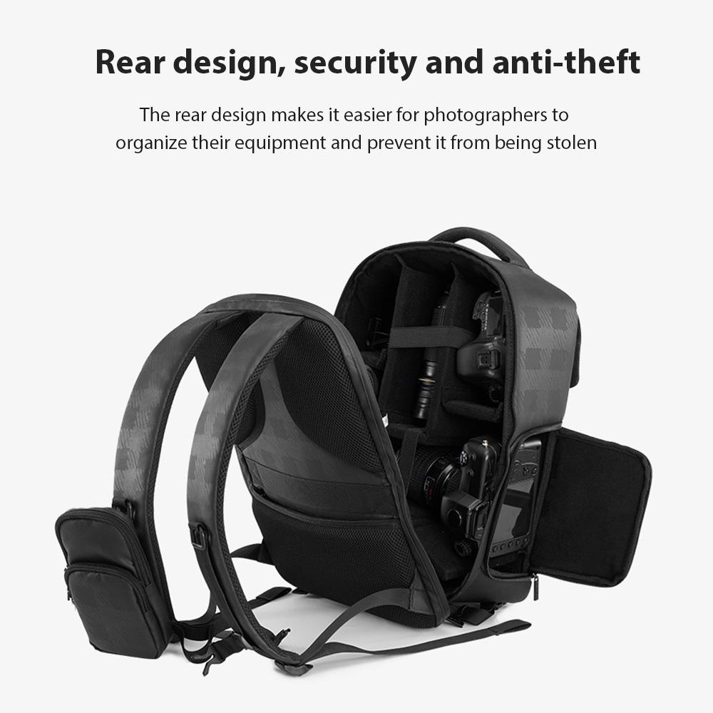Cwatcun D97 Photography Camera Bag Camera Backpack Waterproof Compatible with