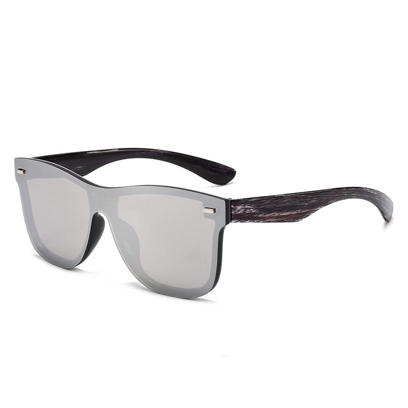 Солнцезащитные очки Real Film Mercury Glasses One-Piece Ink Decorative Anti-Wood Grain Безрамочные цветные солнцезащитные очки