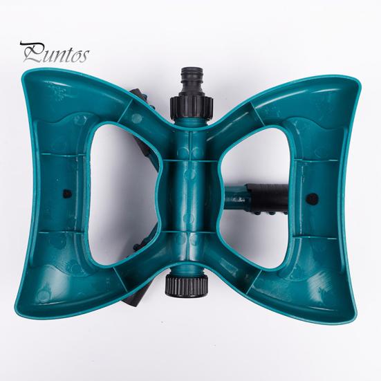 Спринклер для газона с вращением на 360 градусов, 2 режима, регулируемая большая зона покрытия, автоматический спринклер для сада и двора с поворотным рычагом