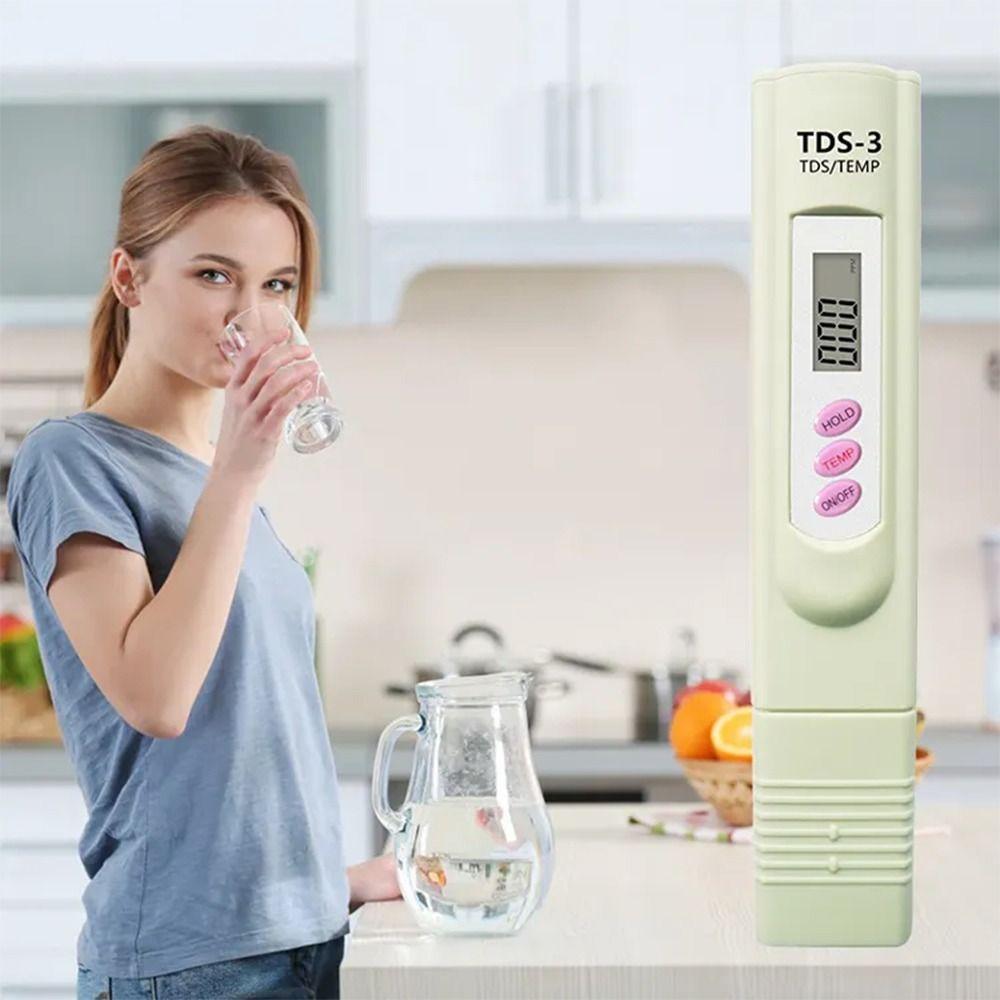 2 in 1 Digital TDS Meter Large Backlit Screen Water Testing Instruments Drinking Water