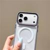 Прозрачный Магнитный Чехол с Беспроводной Зарядкой Для Magsafe Для Apple iPhone 17 16 15 14 13 Pro Max Ударопрочный Жесткий Акриловый PC Чехол