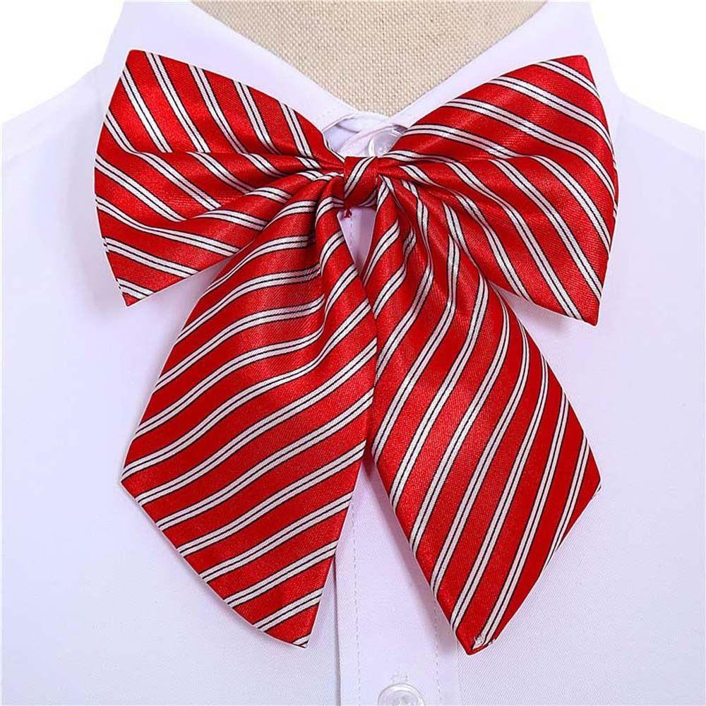 Корейский стиль стюардесса авиакомпании галстук в горошек JK униформа галстуки-бабочки галстуки с бантом дамы/девочки