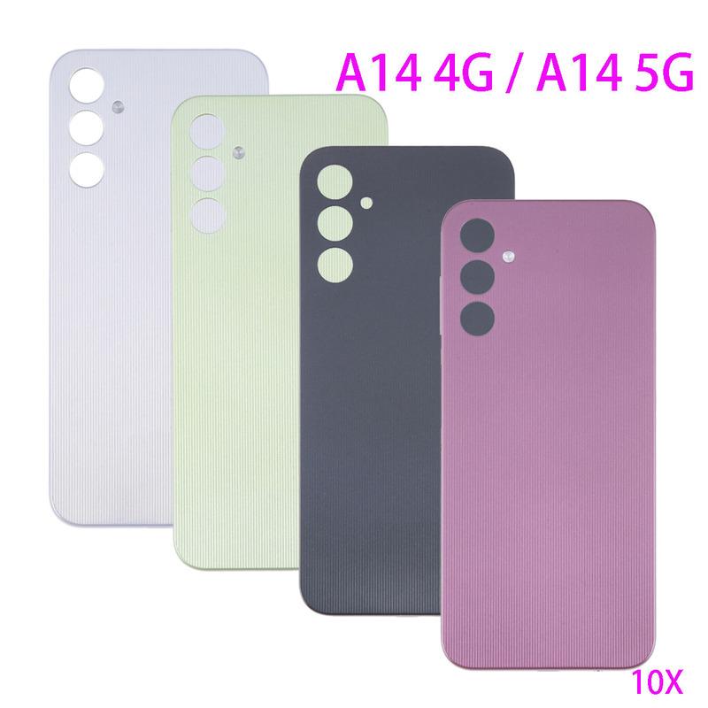 10 шт. Задняя панель крышки аккумулятора Замена для Samsung Galaxy A14 4G 5G A145 Корпус Шасси Ядро Задняя часть корпуса Дверца