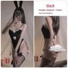 Gorgeous Lingerie: Seductive Open-Crotch Bunny Girl Bodysuit Christmas Costume Set