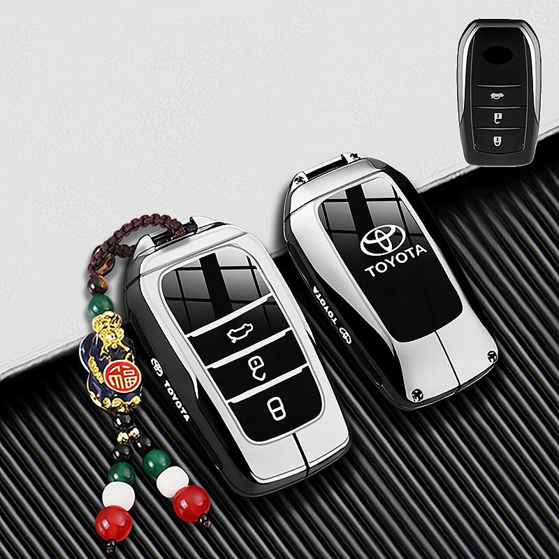 NBNQ8 Чехол-обложка для автомобильного ключа Брелок для Toyota CHR Hilux Fortuner Land Cruiser 200 Camry Corolla Crown RAV4 Highland Брелок
