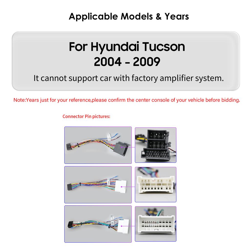 Hizpo 8-ядерный интеллектуальный экран AI Android Autoradio для Hyundai Tucson 2004-2009 Автомобильный радиоприемник Мультимедиа Видеоплеер GPS Навигатор Головное устройство Carplay 4G RDS FM