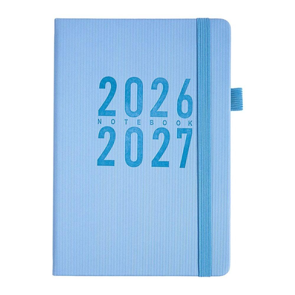 Pu Leather A5 Agenda Planning Notebook 12 Months To-do List Notebook Stationery